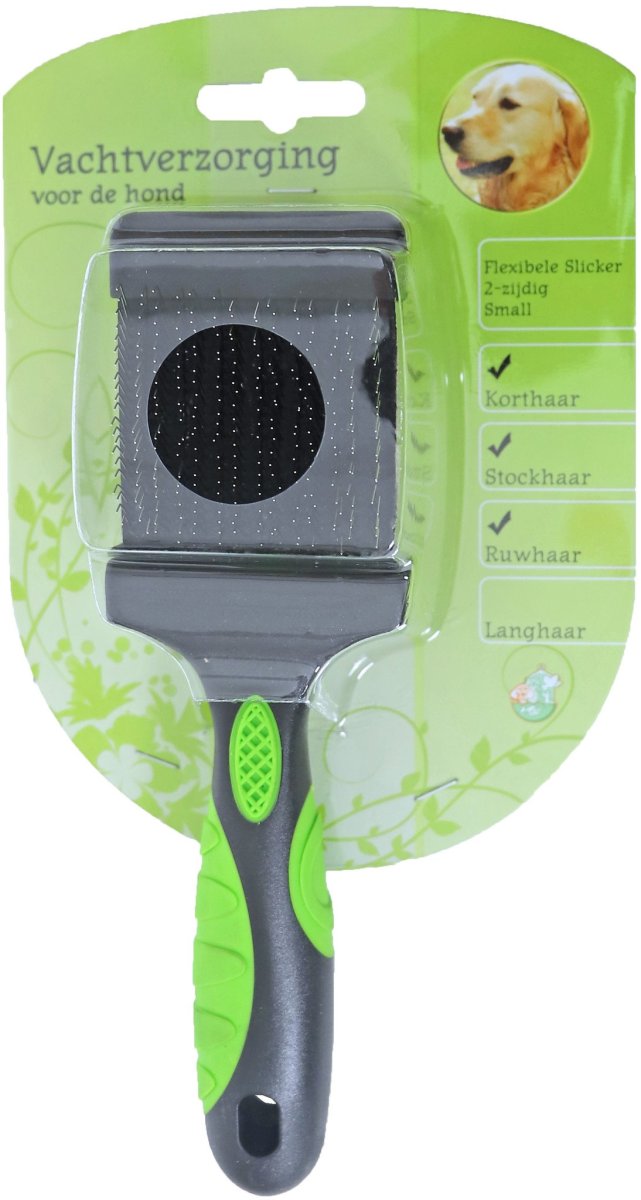 Borstel Slicker 2-zijdig Small