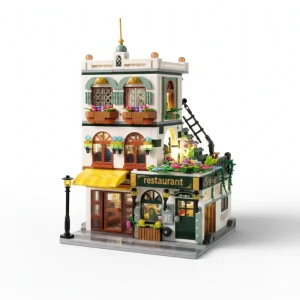 RestaurantLuxe – Mini Bouwblok Set Restaurant