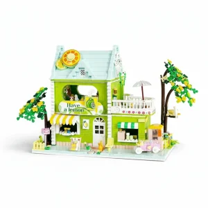 LimeTeaShop – Mini Bouwblok Set Theewinkel