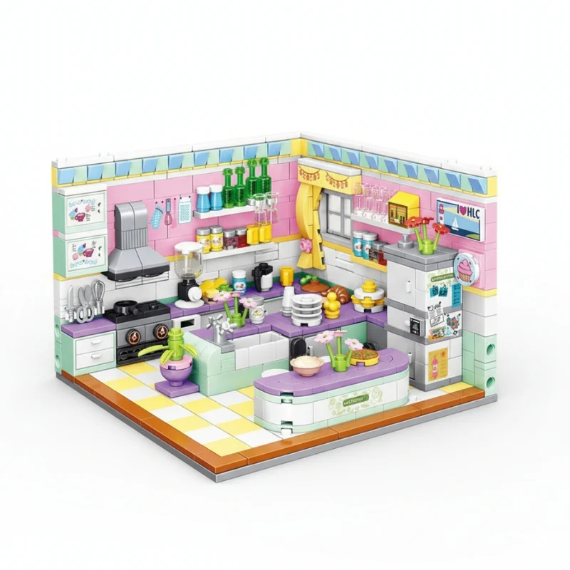 MiniKitchen – Mini Bouwblok Set Keuken