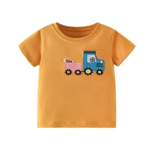 Alessio – Tractor Print T-shirt