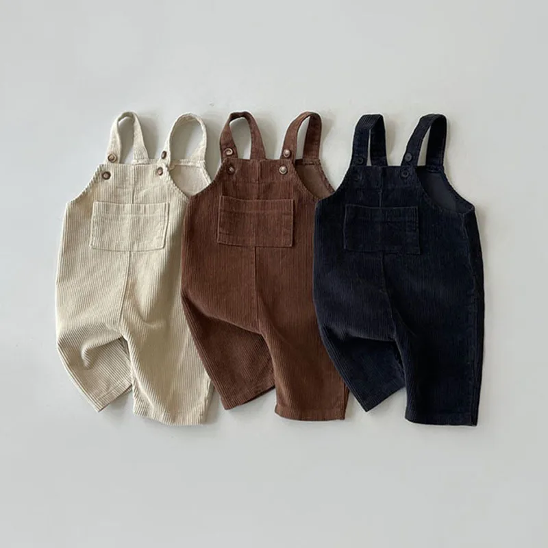 CozyStride – Ribfluwelen Tuinbroek voor Baby’s - Afbeelding 5