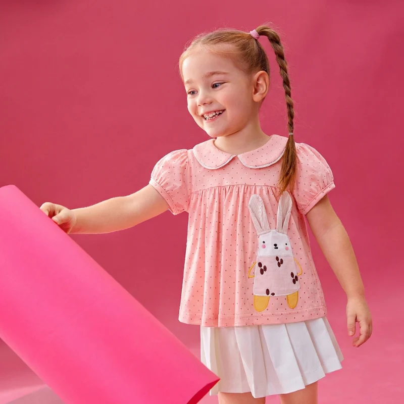 Ottilia – Konijn Stippen T-shirt - Afbeelding 3