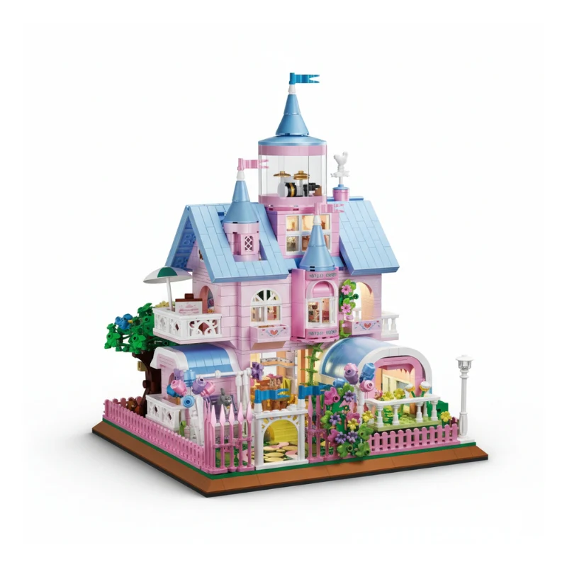 PrincessCastle – Mini Bouwblok Set Prinsessenkasteel