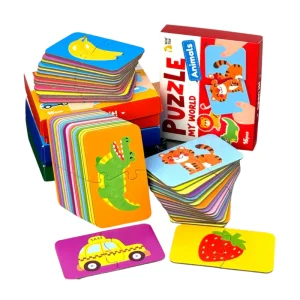 EduMatch – 16-delige Educatieve Legpuzzel voor Peuters & Kleuters