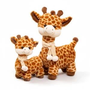 GiraffeSnuggle – Zachte Giraf Knuffel met Sjaal