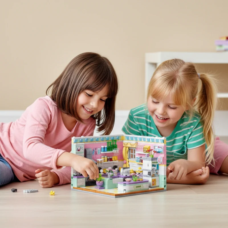 MiniKitchen – Mini Bouwblok Set Keuken - Afbeelding 5