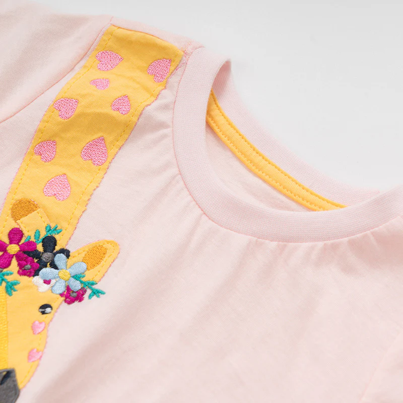 Marcella – Giraf Print T-shirt - Afbeelding 5