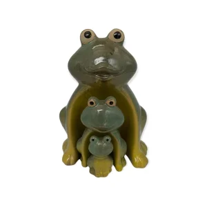 3-in-1 Kikkerbeeldjes Set – Keramiek