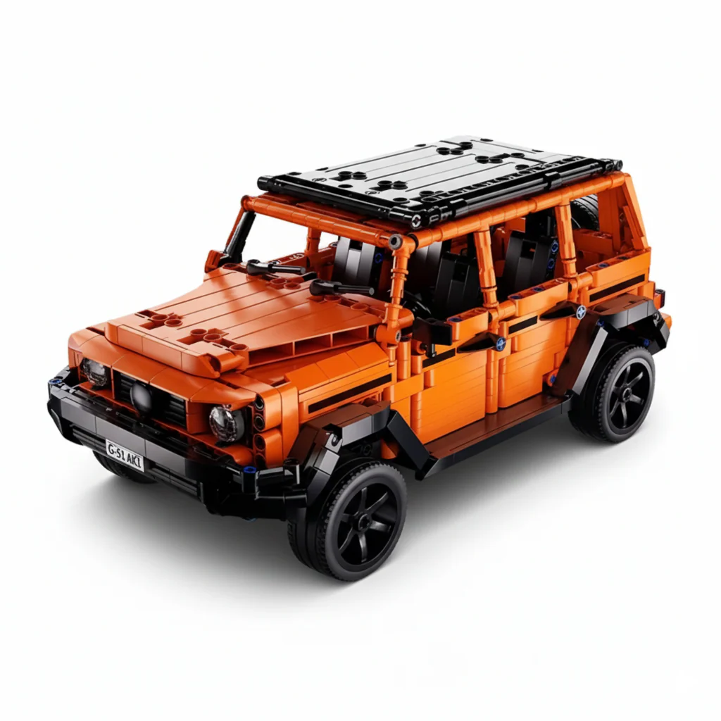 TrailBlazer – 1311-delige Oranje Off-Road Truck Bouwset