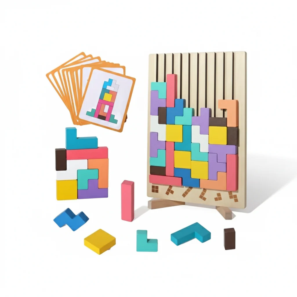 TetriSmart – Houten Stapelspel