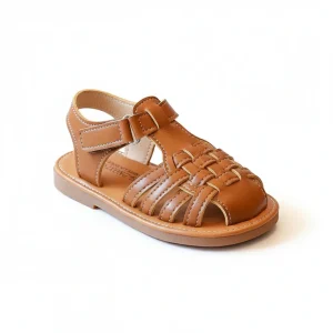 SunnyStrides™ – Lichtgewicht Geweven Kindersandalen met Klittenband