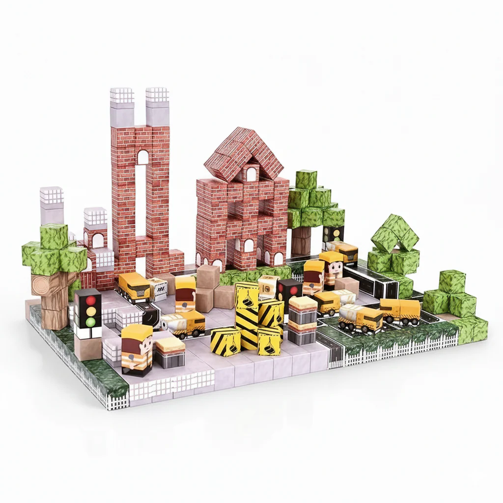 MagnoPlay – 128-delige Magnetische Bouwset – Creatief Assemblage Speelgoed