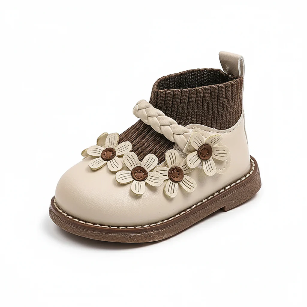 BloomSteps – Comfortabele Meisjes Schoentjes met Bloemenprint