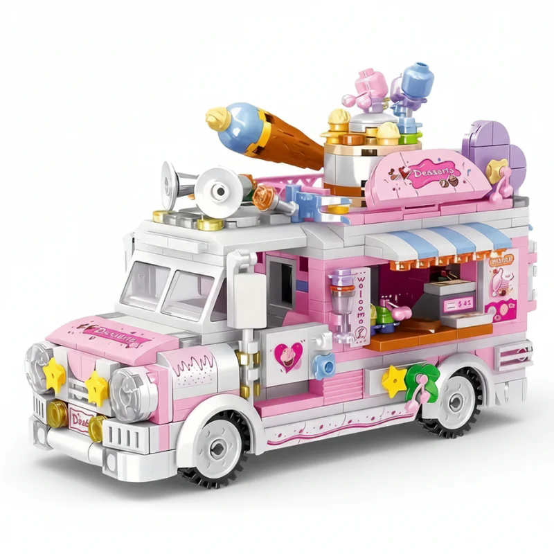 SweetStreet – 591-delige Dessert Truck Bouwset