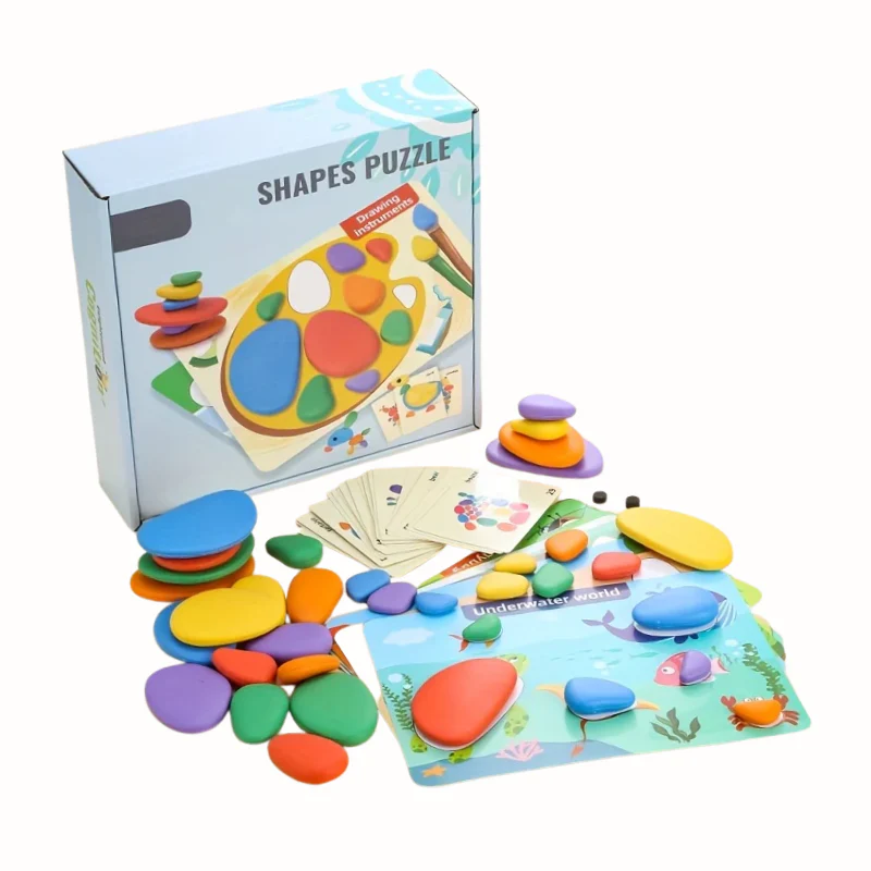 RainbowStack – 56/78/98 stuks Regenboog Stapelstenen Speelset