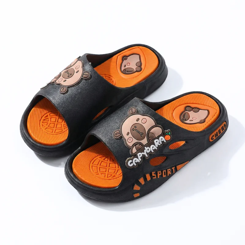CapySport – Cartoon Capybara Kinderslippers
