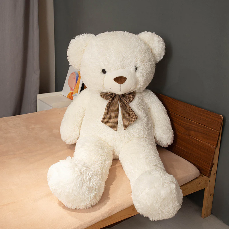 ClassicBear – Grote Teddybeer Knuffel met Strik - Afbeelding 6