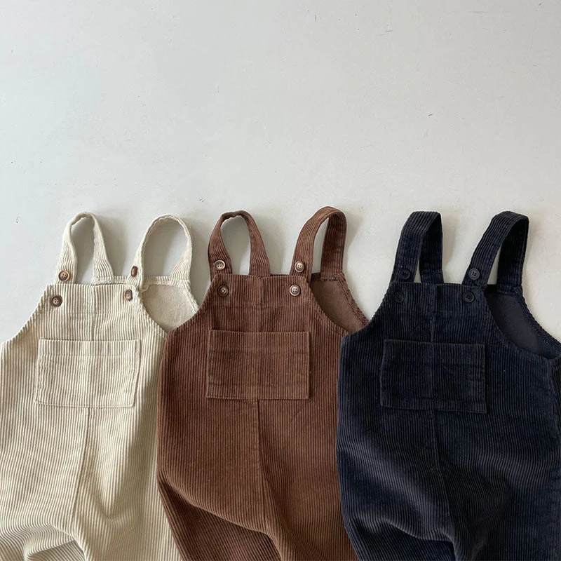 CozyStride – Ribfluwelen Tuinbroek voor Baby’s - Afbeelding 8