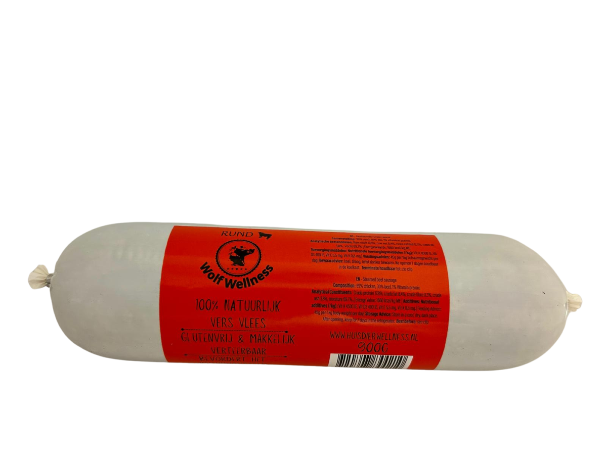 Gestoomd Vers Vlees Rund – 900 Gram