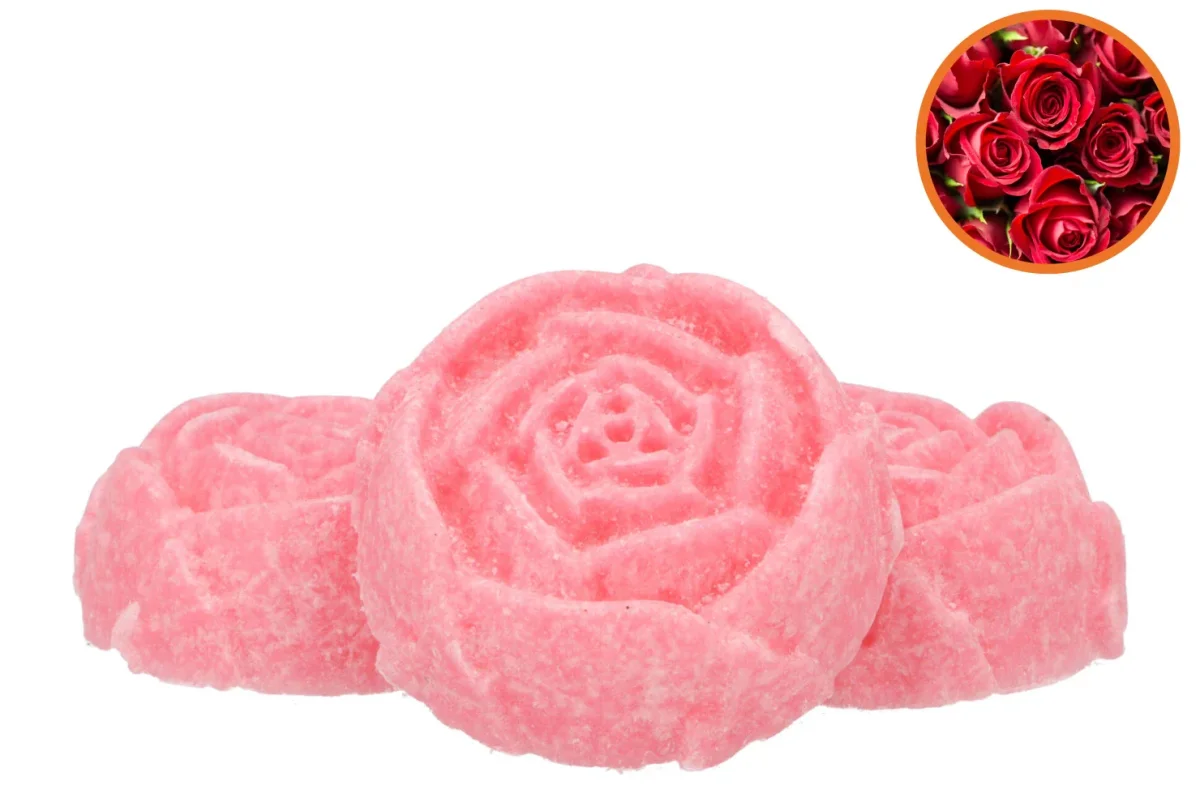 Amberblokje Roos – Romantische Rozengeur Roze