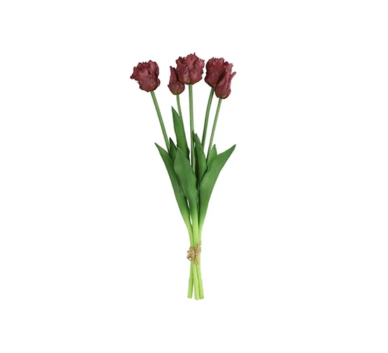 Styling Set Zwarte Glazen Vaas met Paarse Tulpen β Klassiek & Parkiet β 41 cm β Countryfield - Afbeelding 6