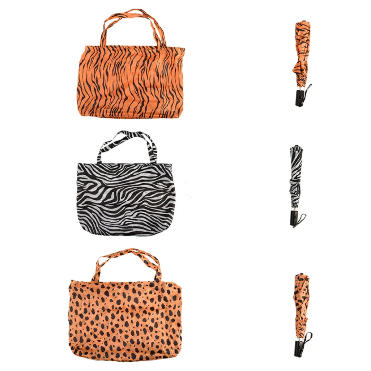 2-in-1 Dierenprint Tas & Paraplu – 3 varianten