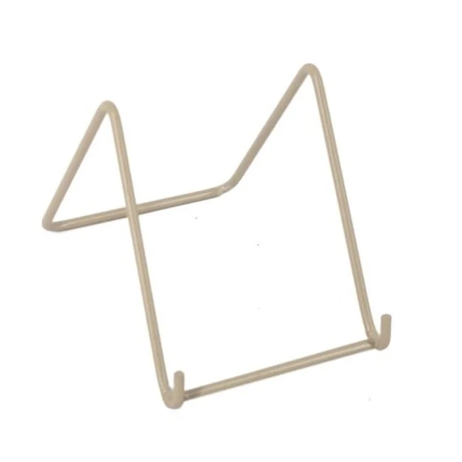 Tegeltjeshouder beige metaal – houder tegeltje