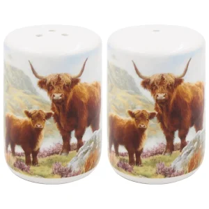 Zout- en Peperstrooierset Schotse Hooglanders